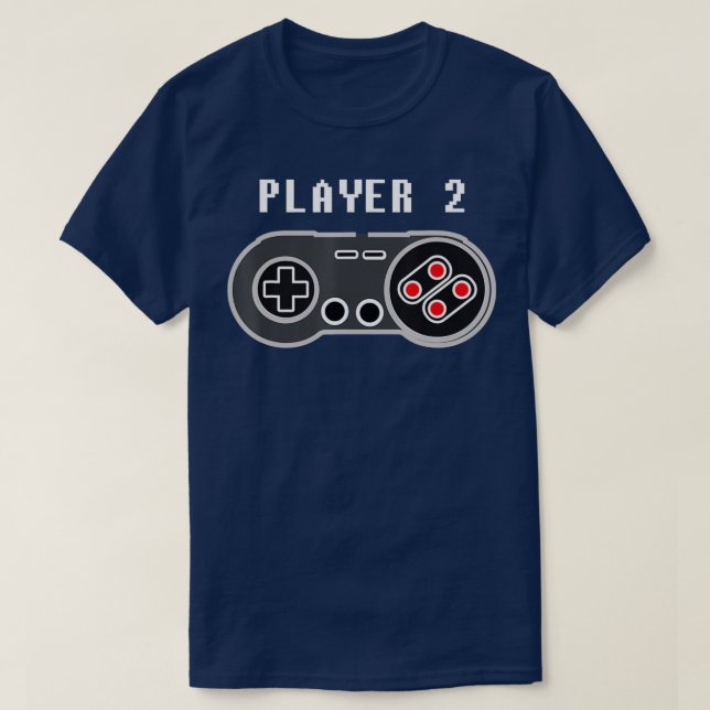 Camiseta Controlador de videojuegos Retro (Diseño del anverso)