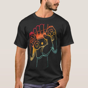 Camiseta Controlador de videojuegos Retro Vintage