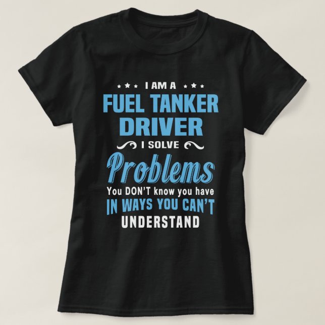Camiseta Controlador del depósito de combustible (Diseño del anverso)