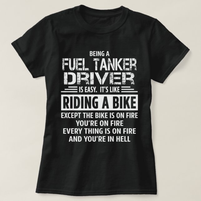 Camiseta Controlador del depósito de combustible (Diseño del anverso)