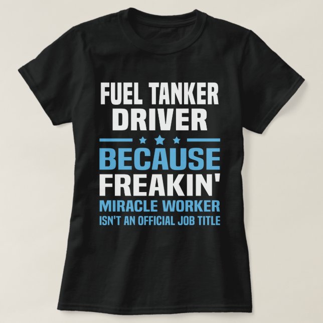 Camiseta Controlador del depósito de combustible (Diseño del anverso)