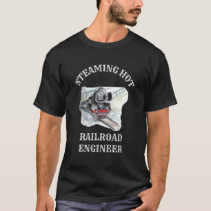 Camiseta Controlador del motor del ingeniero ferroviario en