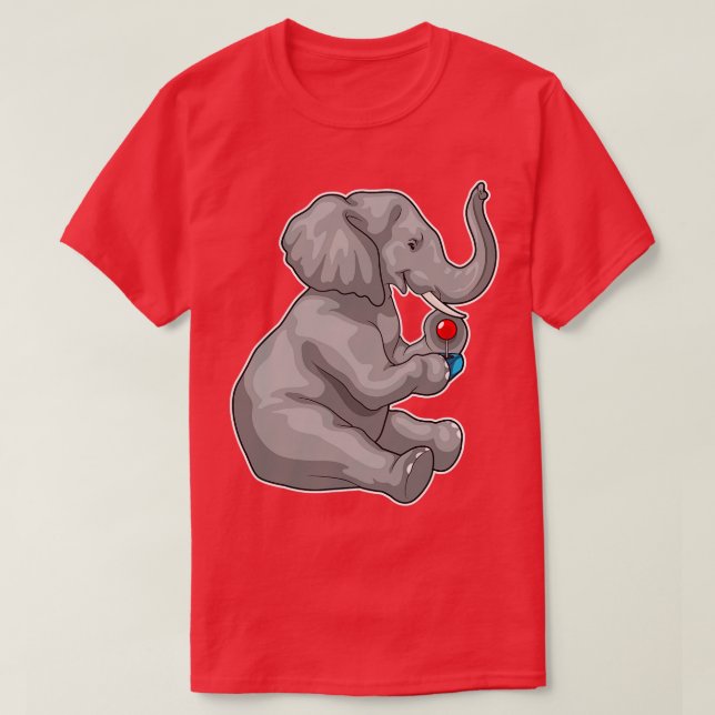 Camiseta Controlador elefante (Diseño del anverso)