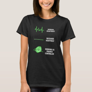 Camiseta Controlador Financiero Trabajador Negocios Finanza