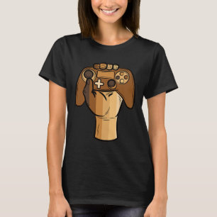 Camiseta Controlador Fist Black History Blm Gaming Gamer 1