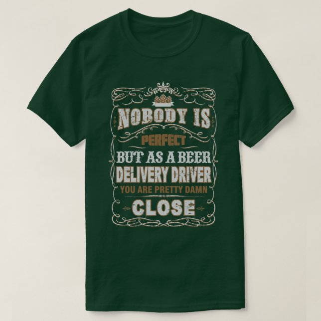 Camiseta Controlador Funny Beer Deliver (Diseño del anverso)
