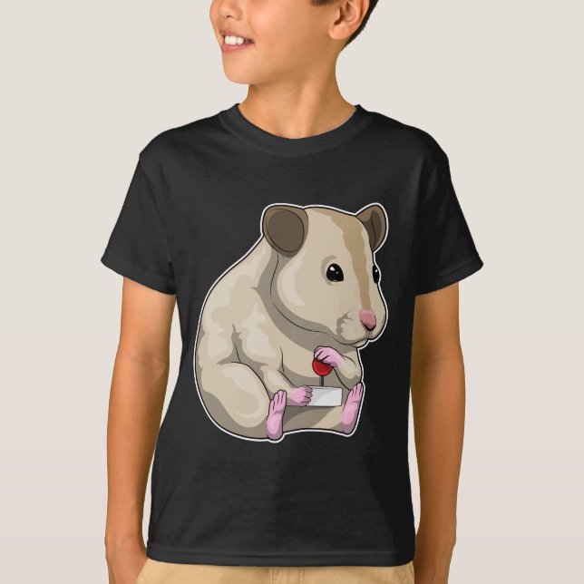 Camiseta Controlador Hamster Gamer (Anverso)