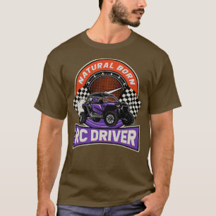 Camiseta Controlador RC natural Racer Racer Control remoto 