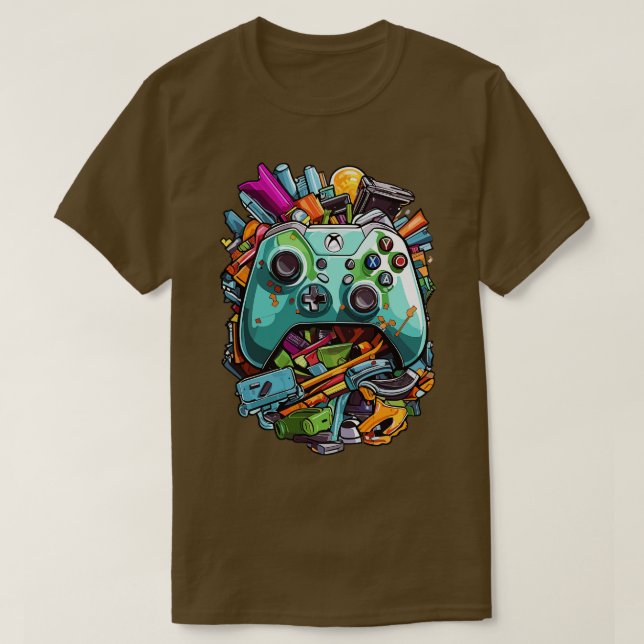 Camiseta Controlador Xbox (Diseño del anverso)