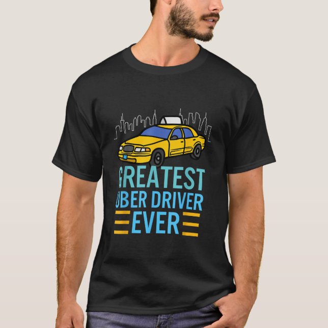 Camiseta controladores de uber divertidos para hombres Gran (Anverso)