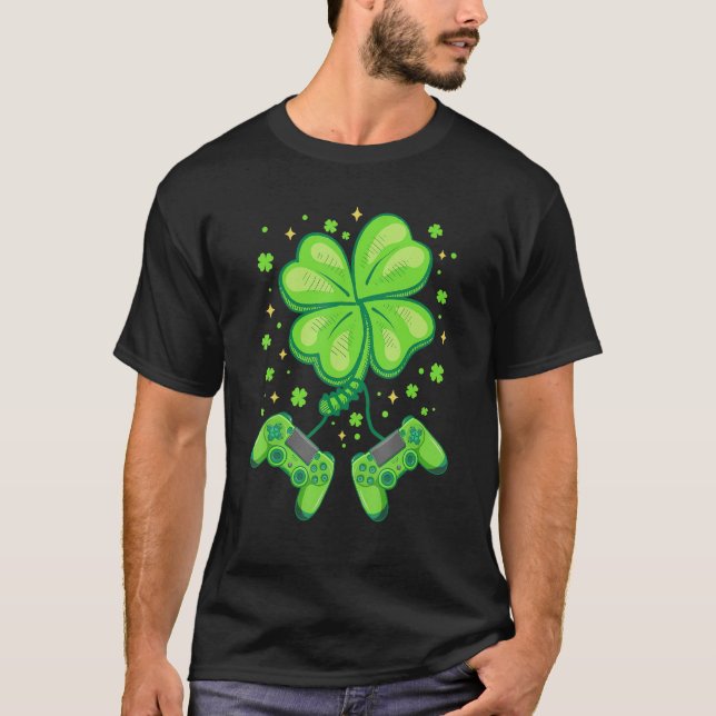 Camiseta Controladores de videojuego irlandeses St Patrick' (Anverso)