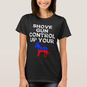 Camiseta Controlar la pistola en el burro