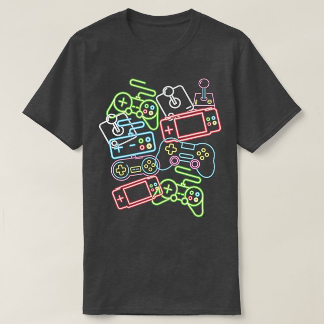 Camiseta Controlar todas las cosas Video Game Controller (Diseño del anverso)