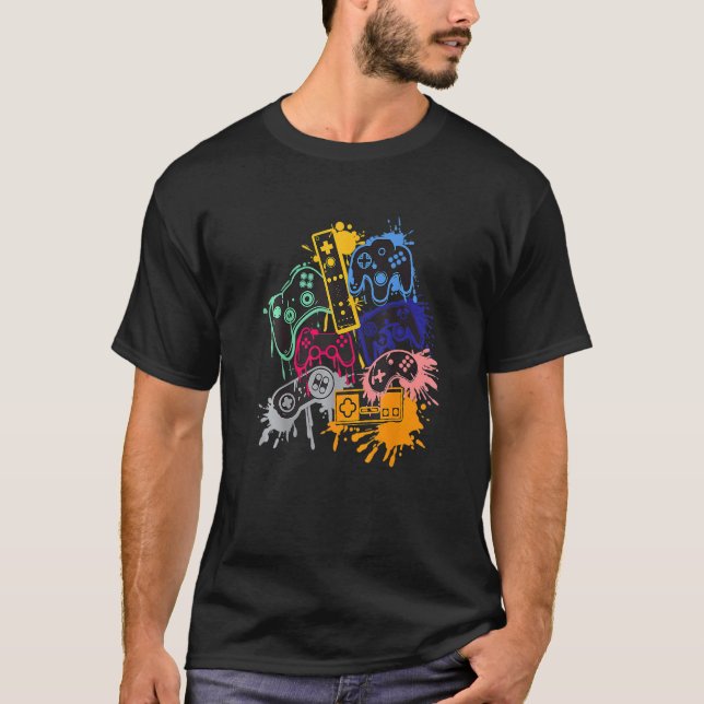 Camiseta Controlar todas las cosas Video Game Controller (Anverso)