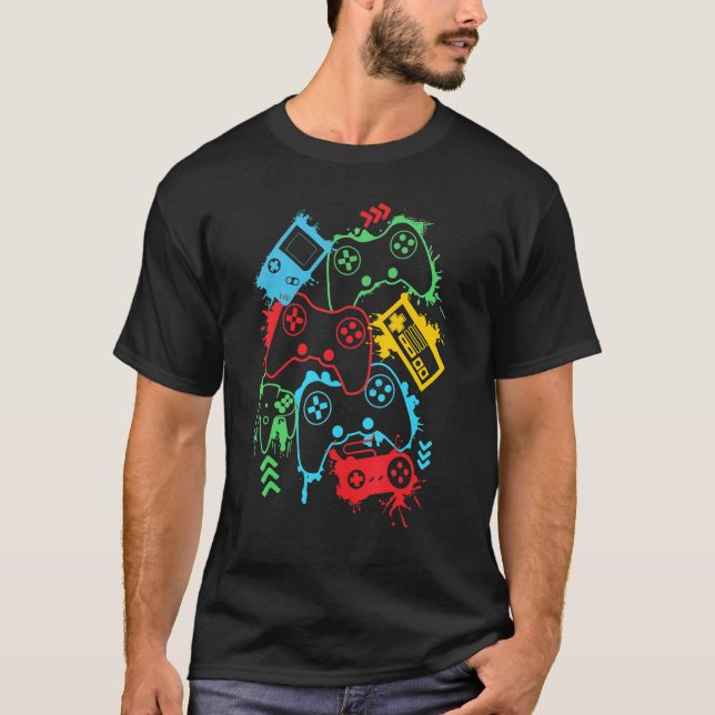 Camiseta Controlar todo el controlador de videojuegos Thing (Anverso)