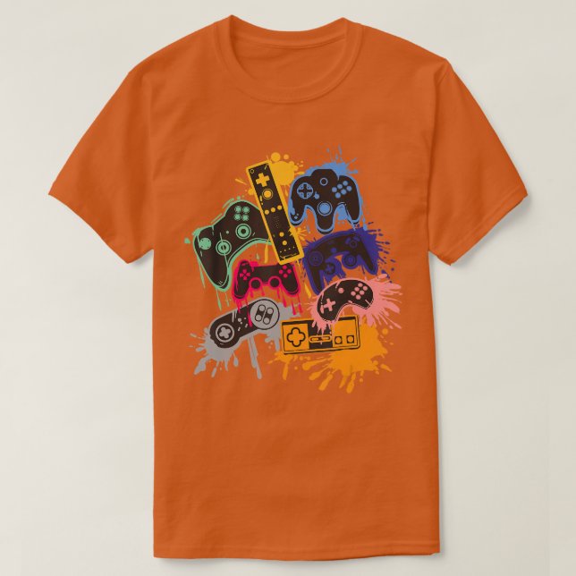 Camiseta Controlar todo el controlador de videojuegos Thing (Diseño del anverso)