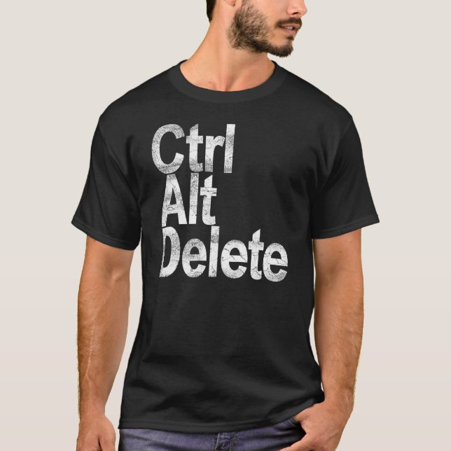 Camiseta Controle la cancelación del Alt (Anverso)