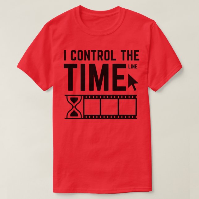 Camiseta Controlo El Brillo De La Línea De Tiempo (Diseño del anverso)
