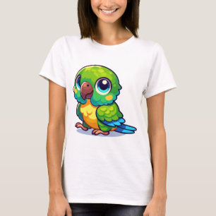 Camiseta Conure de la mejilla verde
