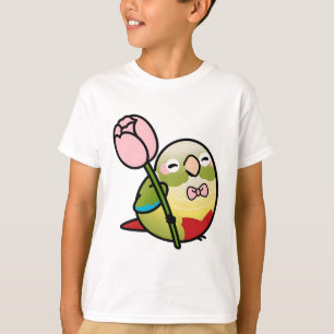Camiseta Conure de piña de la mejilla verde del host