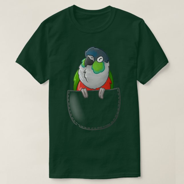 Camiseta Conure en mi bolsillo (Diseño del anverso)
