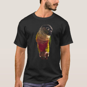 Camiseta Conure Parrot Bird design Green cheek Love for b