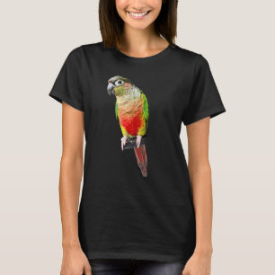 Camiseta Conure Parrot Bird Green cheek Amor por los pájaro