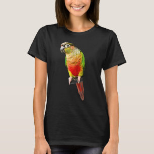 Camiseta Conure Parrot Bird Green cheek Amor por los pájaro
