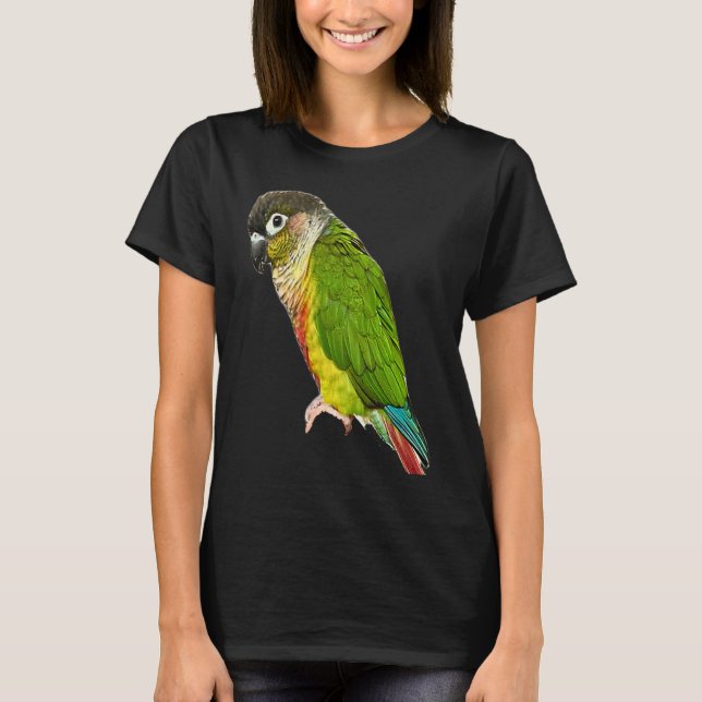 Camiseta Conure Parrot Bird Green cheek Love for birds (Anverso)