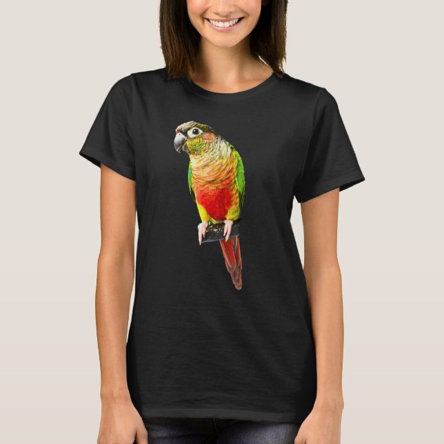 Camiseta Conure Parrot Bird Green cheek Love for birds (Anverso)