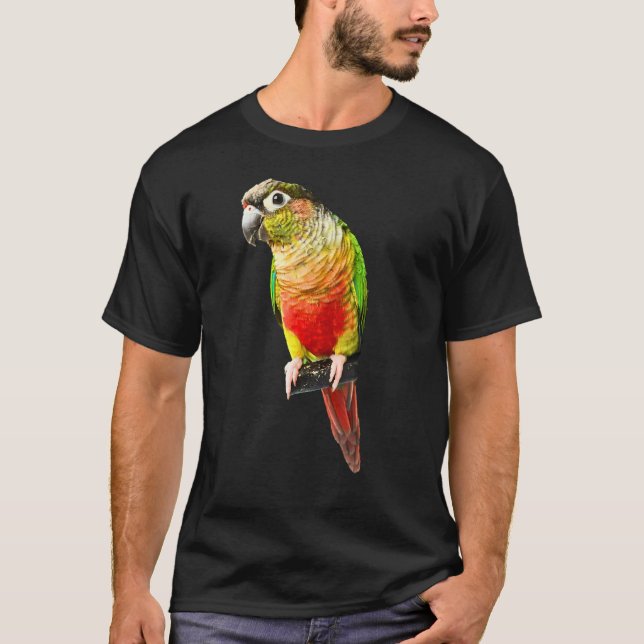 Camiseta Conure Parrot Bird Green cheek Love for birds (Anverso)