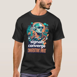 Camiseta Convergencia de señales, telecomunicaciones