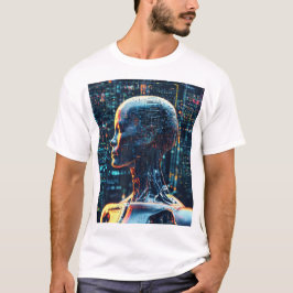 Camiseta Convergencia simbólica de la inteligencia humana y