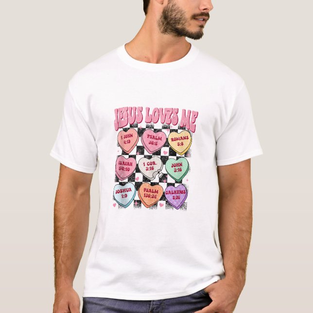 Camiseta Conversación Corazones cristianos (Anverso)