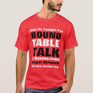 Camiseta Conversación de sobremesa redonda
