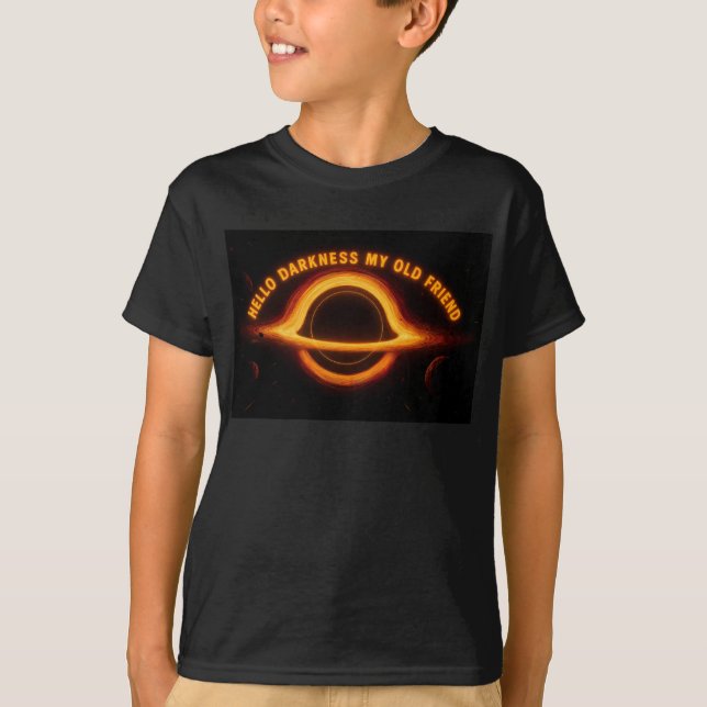 Camiseta Conversación Interestelar de Agujero Negro (Anverso)