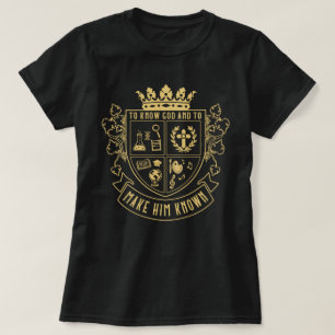 Camiseta Conversaciones CC para conocer a Dios y hacerlo co