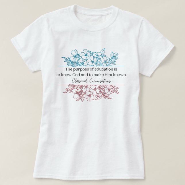 Camiseta Conversaciones clásicas íntimas Maestra (Diseño del anverso)