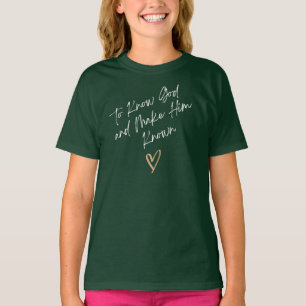 Camiseta Conversaciones clásicas para conocer a Dios y hace