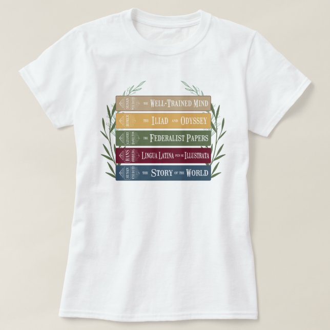 Camiseta Conversaciones de CC Essentials Homeschool Mom (Diseño del anverso)