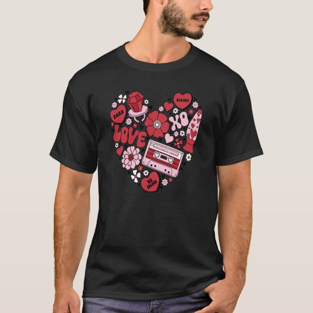 Camiseta Conversation Hearts Love Valentine's Day Couples (Anverso)