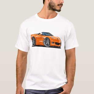 Camiseta Convertible anaranjado 2010-12 del Corvette