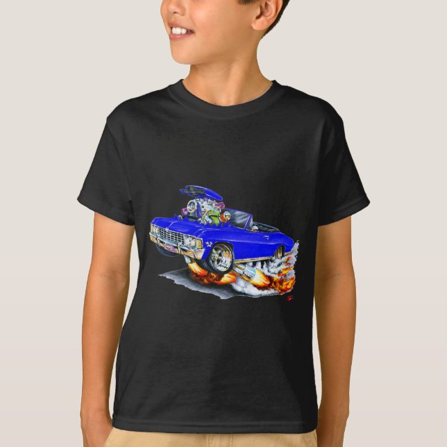 Camiseta Convertible azul 1965-66 del impala (Anverso)