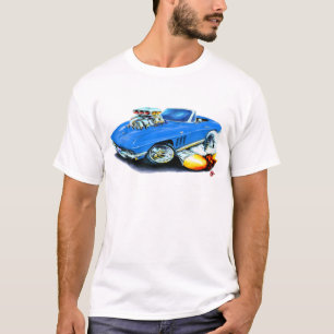 Camiseta Convertible azul 1965 del Corvette