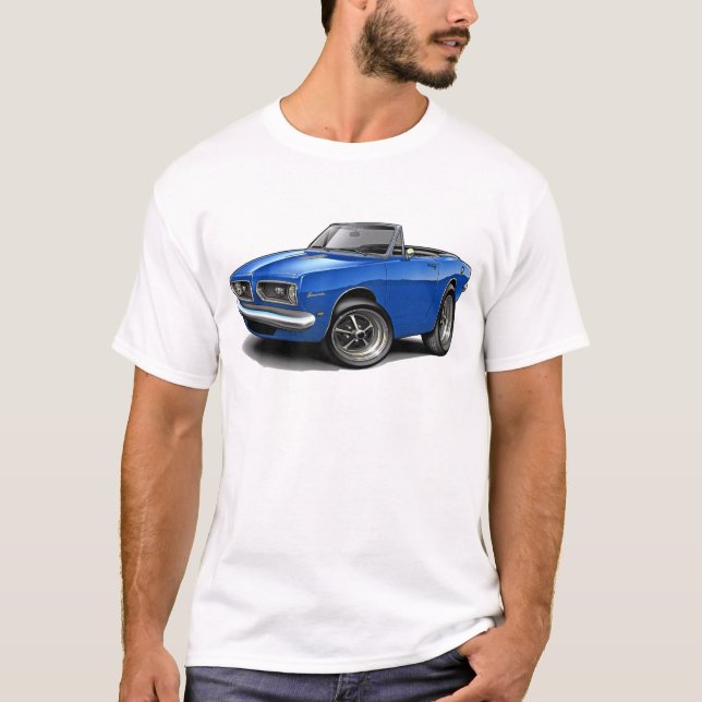 Camiseta Convertible azul 1967-69 del Barracuda (Anverso)