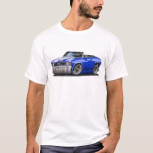 Camiseta Convertible Azul-Blanco 1971-72 de Chevelle
