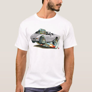 Camiseta Convertible de plata 1998-2004 del Corvette