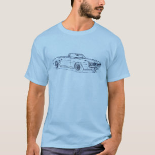 Camiseta Convertible de Pontiac Firebird 1968