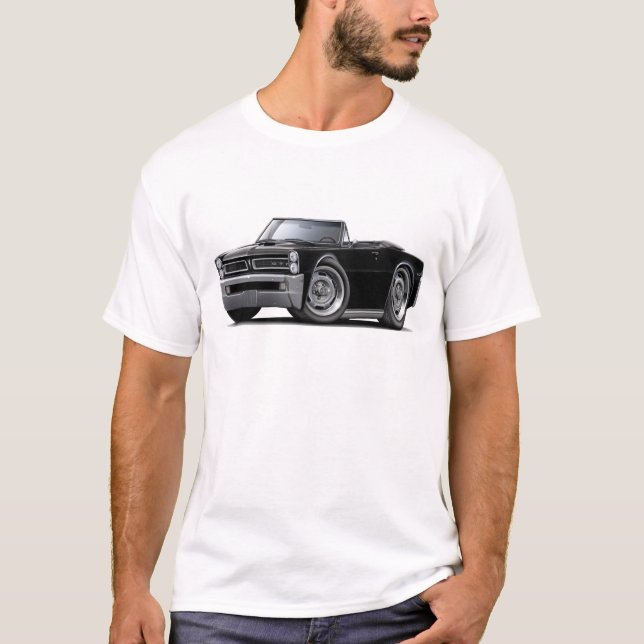 Camiseta Convertible negro de 1965 GTO (Anverso)