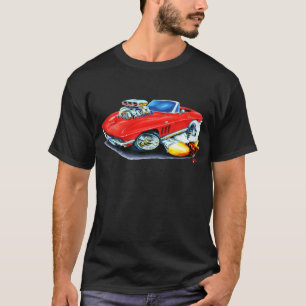 Camiseta Convertible rojo 1965 del Corvette